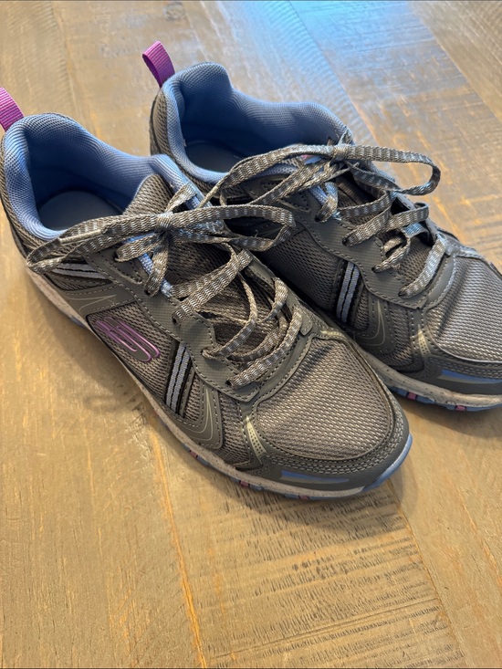 Skechers Shoes - Skechers Hillcrest Vast Adventure Trail - Women's Athletic Shoes Grey & Purple